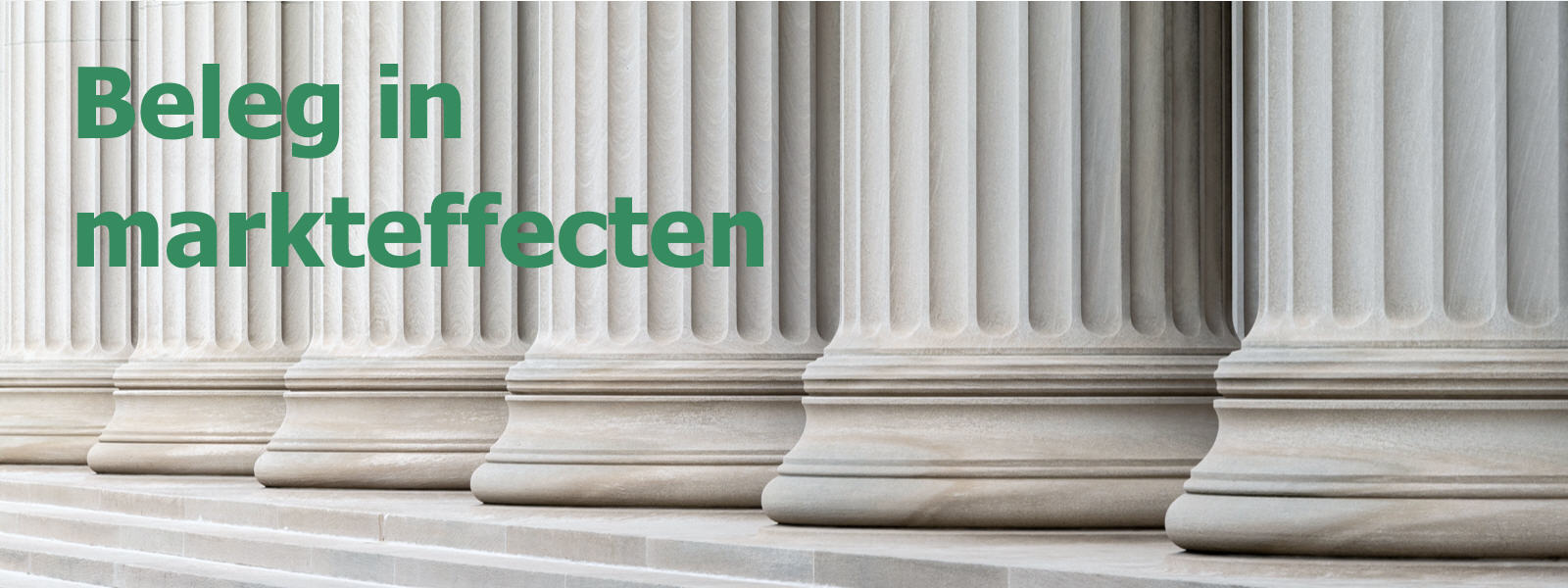 Beleg in markteffecten.